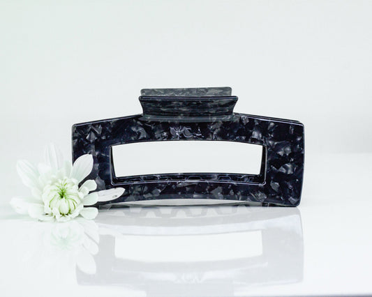 Elegance - Hiusklipsi 13cm Musta