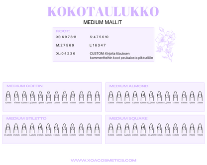 Color - Yksiväriset tekokynnet