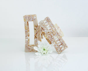 Elegance - Hiusklipsi 10cm Creme